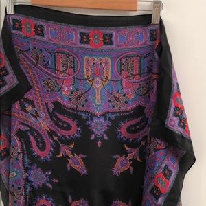 Free add on Square Silk Scarf 30”